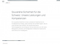 ruag.ch Webseite Vorschau