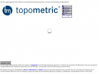 topometric.de Webseite Vorschau