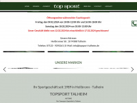 topsport-talheim.de Webseite Vorschau
