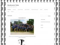 musikverein-thuele.de Webseite Vorschau