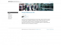 amosa.net Webseite Vorschau
