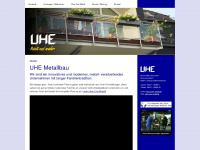 uhe-metall.de Webseite Vorschau