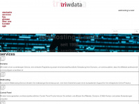 triwdata.com Webseite Vorschau