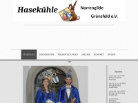 hasekuehle.de Webseite Vorschau