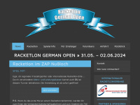 racketlon-nussloch.de Webseite Vorschau