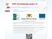 tsv-gerchsheim.de Webseite Vorschau