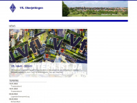 vfl-oberjettingen.de Webseite Vorschau