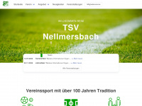 tsv-nellmersbach.de Webseite Vorschau
