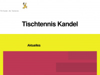 tischtennis-kandel.de Webseite Vorschau