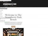 strawberryparkresorts.com Webseite Vorschau