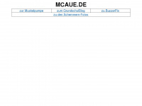 mcaue.de Webseite Vorschau