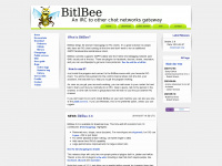 bitlbee.org Webseite Vorschau