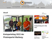 piratenpartei-marburg.de Webseite Vorschau