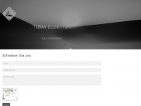tuma-elektrik.de Webseite Vorschau
