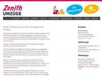 zenith-umzuege.de Webseite Vorschau