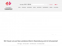 landesturnfest.org Webseite Vorschau