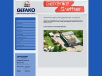 getraenke-grether.com Webseite Vorschau