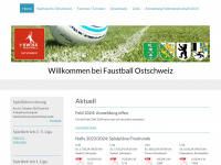 faustball-ostschweiz.ch Webseite Vorschau