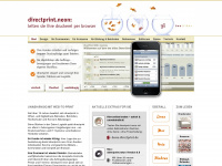 directprint.de Webseite Vorschau