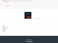 typeprint.de Webseite Vorschau