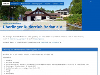 ueberlinger-ruderclub.de Webseite Vorschau