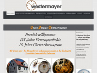 uhrmacher-westermayer.de Webseite Vorschau