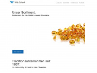 willy-schank.com Webseite Vorschau