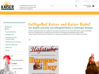 gefluegelhof-kaiser.de Webseite Vorschau