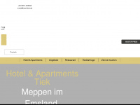 hotel-tiek.de Webseite Vorschau