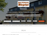 hotel-buergerhof-homburg.de Webseite Vorschau