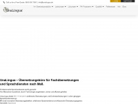 unalingua.de Webseite Vorschau