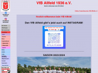 vfb-allfeld.de Webseite Vorschau