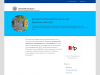 ifp.uni-stuttgart.de Webseite Vorschau