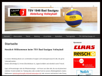 volleyball-badsaulgau.de Webseite Vorschau