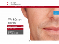 hno-zentrum-muensterland.de Webseite Vorschau