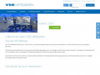 vde-mittelbaden.de Webseite Vorschau