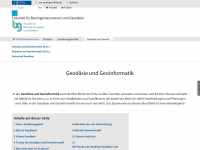 geoinf.uni-hannover.de Webseite Vorschau