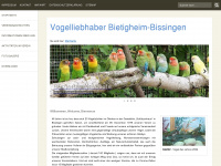 vogelliebhaber-bietigheim-bissingen.de Webseite Vorschau