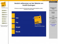 voices-esslingen.de Webseite Vorschau