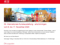 arte-binningen.ch Webseite Vorschau