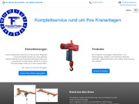 freudenthaler-industriekranservice.de Webseite Vorschau