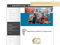 aeroflug.de Webseite Vorschau