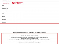 waecker-gmbh.de Webseite Vorschau