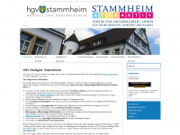 hgv-stammheim.de Webseite Vorschau