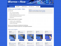 waffen-heim.de Webseite Vorschau