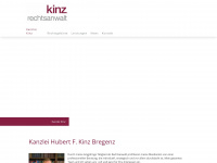 kinz.at Webseite Vorschau