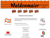 waldenmaier-gmbh.de Webseite Vorschau