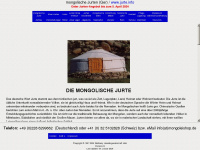 jurte.info Webseite Vorschau