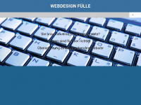 webdesign-fuelle.de Webseite Vorschau