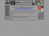 weber-compact-lader.de Webseite Vorschau